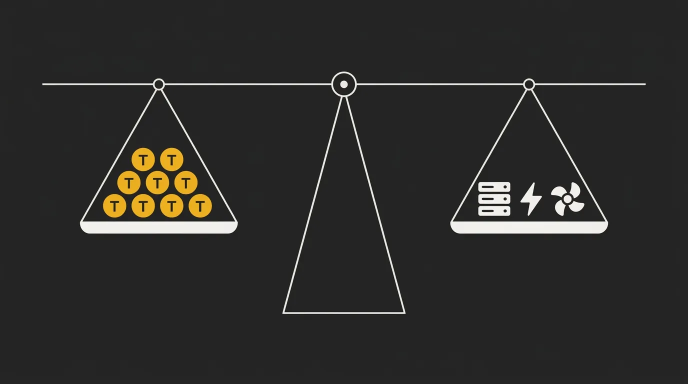 The balance between infrastructure costs and token pricing